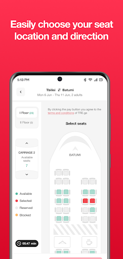 TRE.GE - Railway Tickets Screen 3