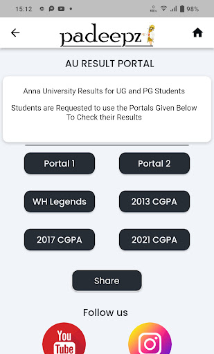 Padeepz App Screen 2