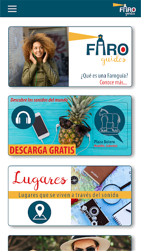 Android application FAROguides screenshort