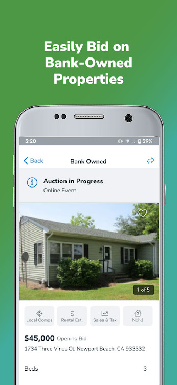 Auction.com - Homes for Sale - 5.1.2 - (Android)