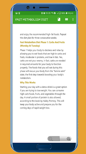 Fast Metabolism Diet Plan Screen 3