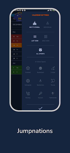 Android application Jumpnations screenshort