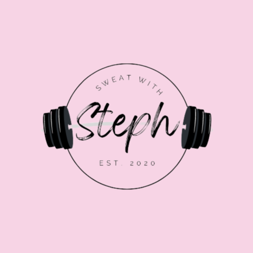 SWEAT with STEPH logo