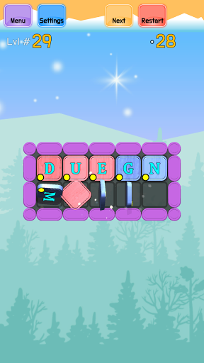 Sliding Words Puzzle - Mind Ex