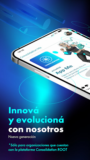 Android application CONSOLIDATION ME screenshort