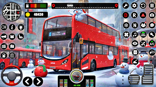 Android application Bus Simulator 3D Bus Games screenshort