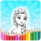 Princess Coloring Pages, Princess Coloring. icon