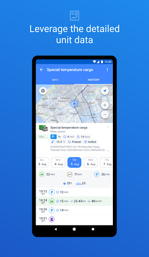Screenshot of Wialon