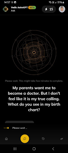 Android application Vedic AstroGPT - Astrology AI screenshort
