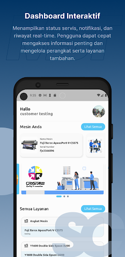 Crystal Sign Service Center Screenshot