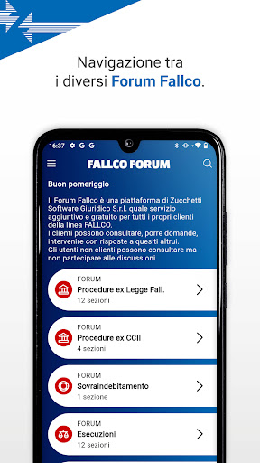 Android application Fallco Forum screenshort