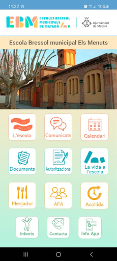 Android application Escoles Bressol Mataró screenshort