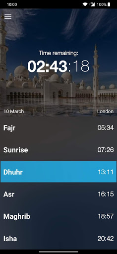 Android application Azan - Prayer Times, Quran, Ki screenshort