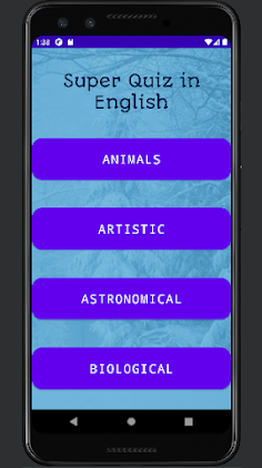 Super Quiz in English - Screenshot 1