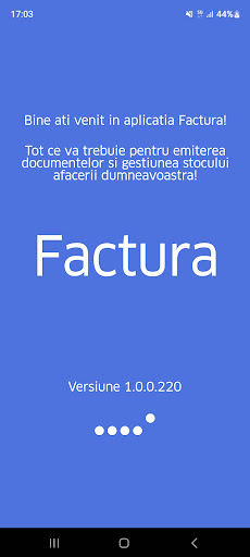 Android application Factura screenshort