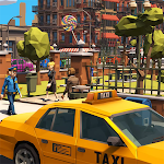 Cover Image of Download Taxi simulator 2021. City Car driving game 3D 1.1 APK