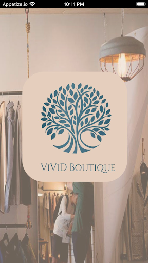 Android application Vivid boutique screenshort