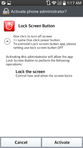 Virtual Power Button Screen 3