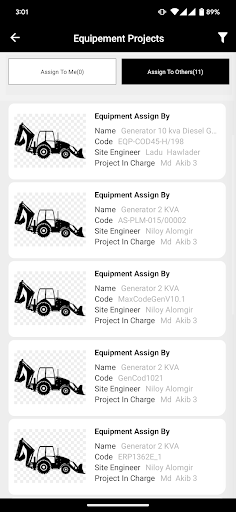 Logbook Screen 3