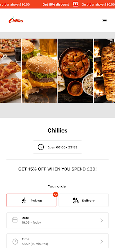 Android application Chillies West Calder screenshort