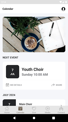 Android application LOTG Church screenshort
