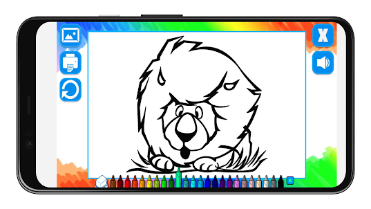 Coloring Book Animals Game