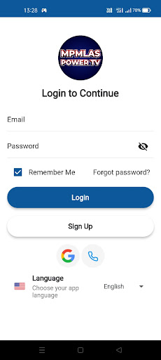 Android application Mpmlaspowertv screenshort
