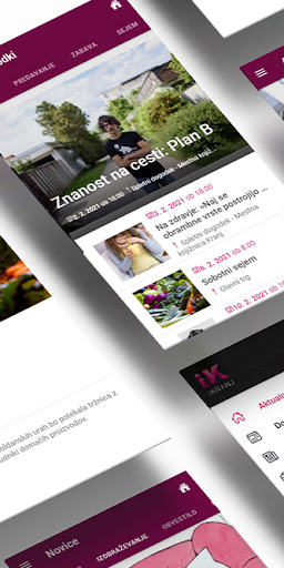 Android application iKranj screenshort