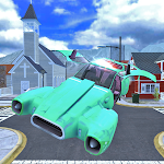 Cover Image of ดาวน์โหลด Flying Car Simulation Game 1.1 APK