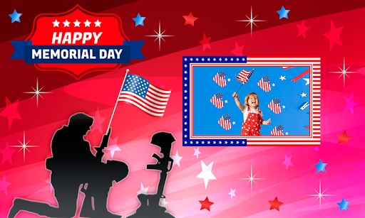 Memorial Day Photo Frames Screen 3