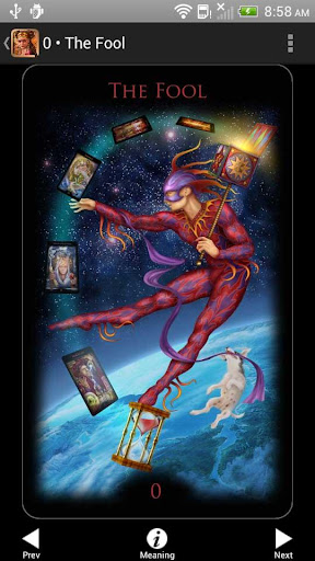 Screenshot of Legacy of the Divine Tarot