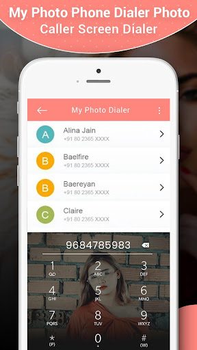 My Photo Phone Dialer Photo Caller Screen Dialer