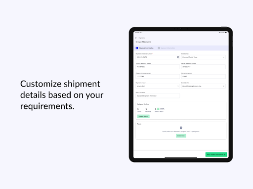 Overhaul: Shipment Connect Screen 2