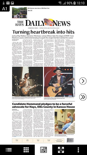 Android application Hays Daily News eEdition screenshort