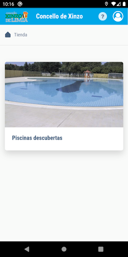 Android application Xinzo de Limia screenshort