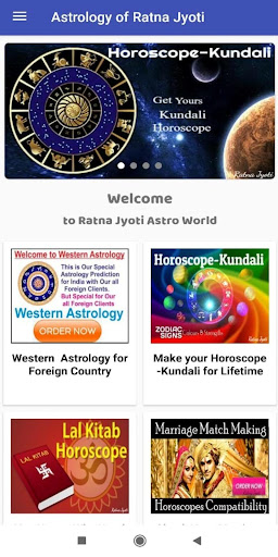 Android application Astrology of Ratna Jyoti screenshort