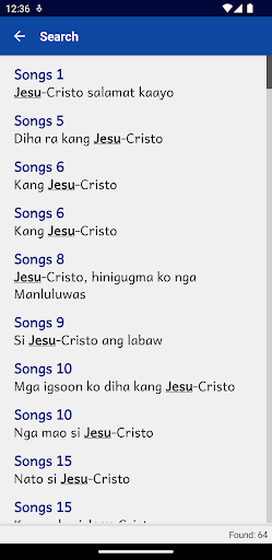Cebuano Songbook Screen 2