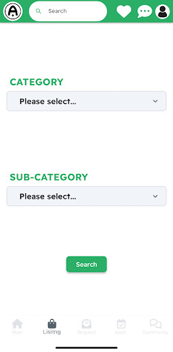 Android application APPTHOUSE screenshort