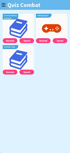 Android application Quiz Combat screenshort