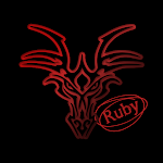 Cover Image of ダウンロード Black Army Ruby - Icon Pack  APK