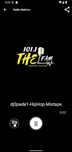 Android application The FAM Radio Network screenshort