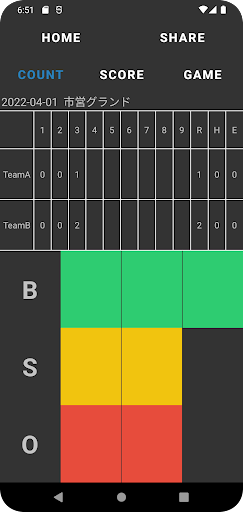 Umpire baseball indicator Screen 3