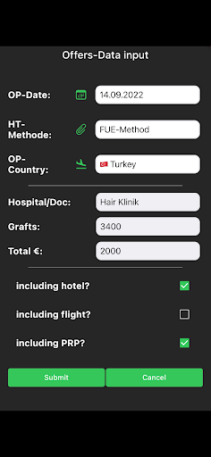 HT-Hair Transplantation Screen 2