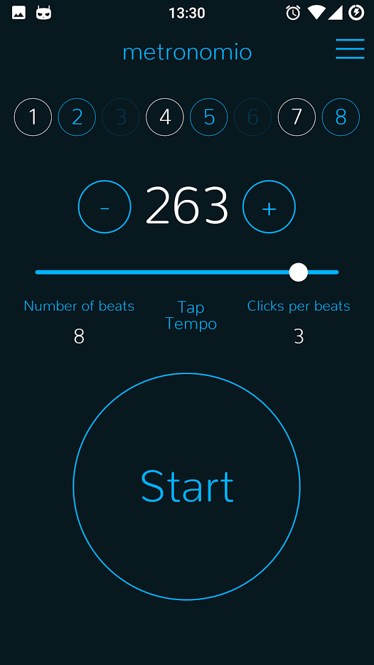 Android application Metronomio - Metronome App screenshort