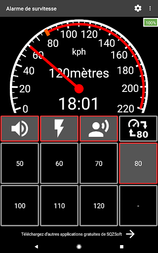Aperçu de l'application