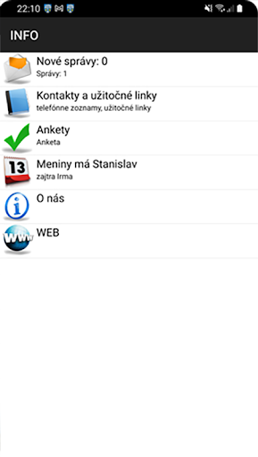 Android application Info screenshort