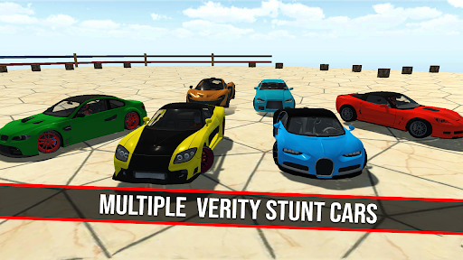 Android application Car Stunt Game: Car Games screenshort