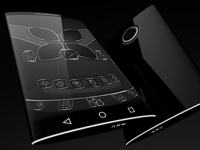 Soft Touch Black theme for Next Launcher For PC 2