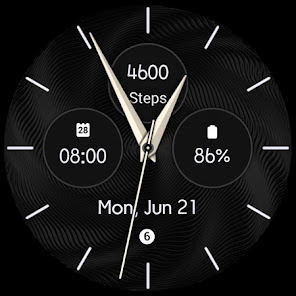 Captura 11 Awf Modern Analog: Watch face android