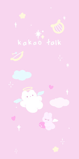 Android application 천사 젤리곰 카톡 테마 screenshort
